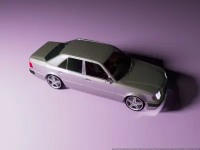 Mercedes Benz E500 W124 3D model