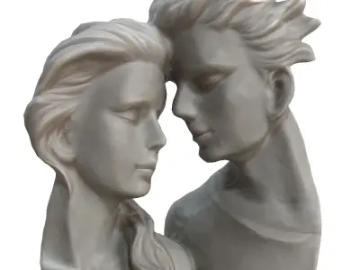 love statues 3 3D model