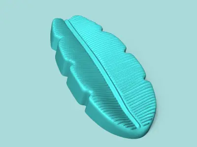 Banana Leaf - Silicone Mold Maker - Template 3D print model