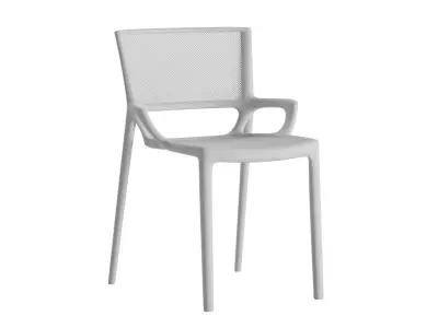 Moulded Mesh Back Chair 3D model