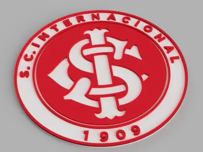 Sport Club Internacional Porto Alegre Football Shield Wall  Free 3D print model