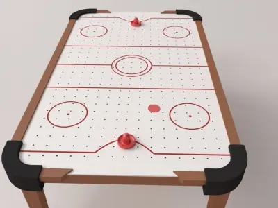 Air Hockey Table 3D model