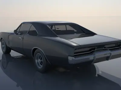 Dodge Charger 1969 3D print model