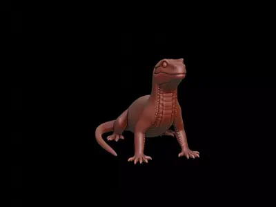 Salamander Animal Sculpture 3D print model purchase