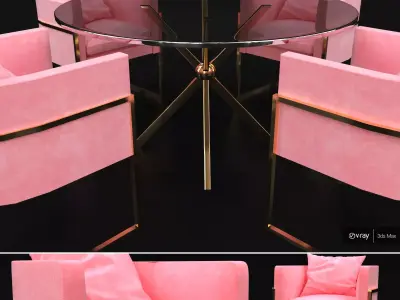 JULIUS  SIDE CHAIR 3D model