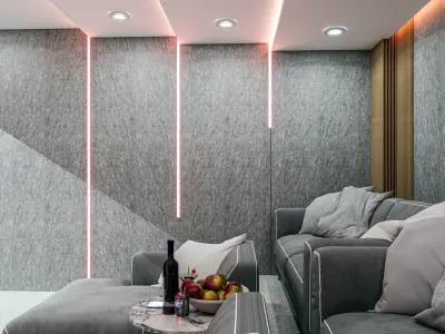 Home Theater Interior Design 3D model