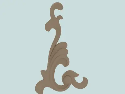 carving decor 3D model