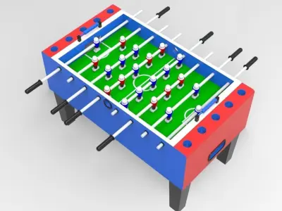 voetbaltafel - soccer table - fussball 3D model