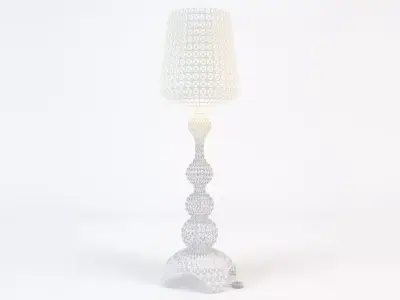 Kartell Kabuki Floor Lamp - White 3D model