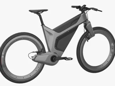 Electric bike 8 3D model