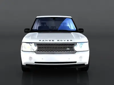 Land Rover Range Rover Low-poly 3D model