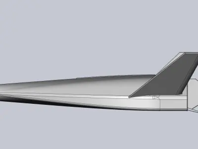 Venture Star X-33 SSTO Concept Miniature 3D print model