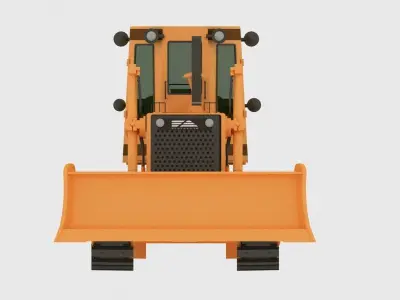 TRACTOR FD14E-FIATALLIS 3D model