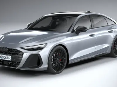 Audi A6 Sedan S-line 2026 3D model