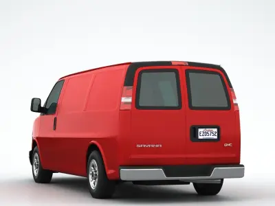 GMC Savana Van 3D model