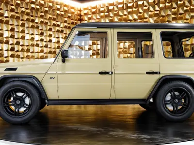 Mercedes G500 ARMY Low-poly 3D model