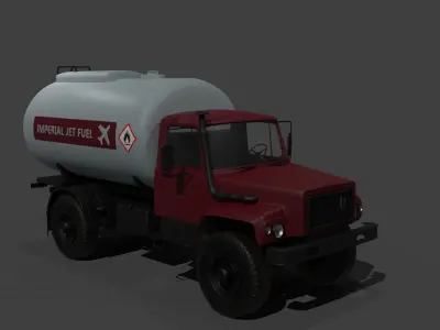 tanker truck 3D model