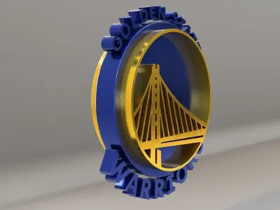 NBA Golden State Warriors 3D model