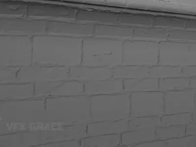Red Brick Wall 006 3D model