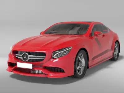mercedes-benz s63 Low-poly 3D model