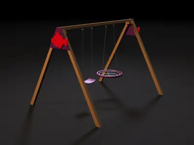Swing set 3D model