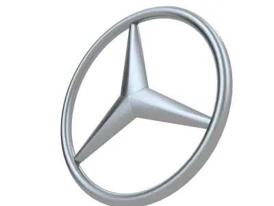 Mercedes Benz Logo 3D model