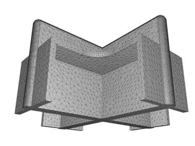 Cartoon Modular Workstation Low-poly 3D model