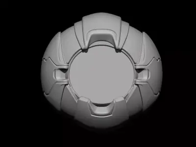 Sci-Fi Mechanical Sphere 3D print model