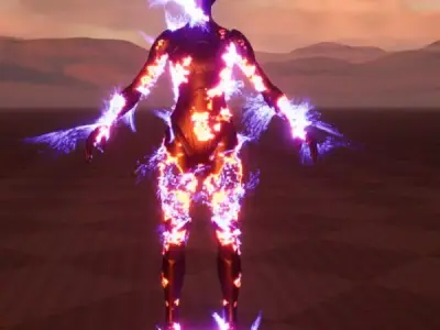 Unreal  Engine 5 Spawn particles at the edge of dissolving FX4 3D model