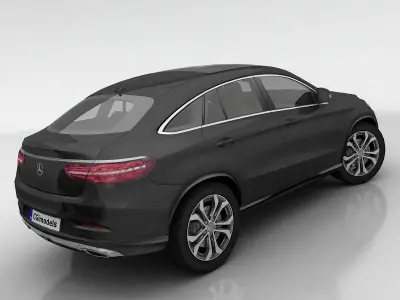 Mercedes GLE Coupe Low-poly 3D model