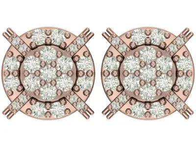 Earring 3D print model 33