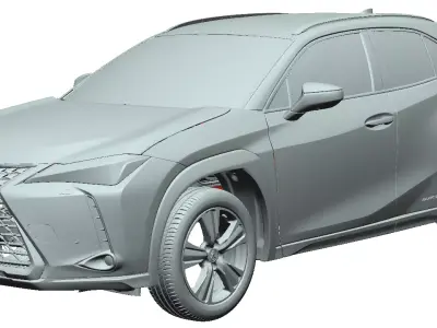 Lexus UX 300e 2021 - Exterior Scan 3D model 3D model