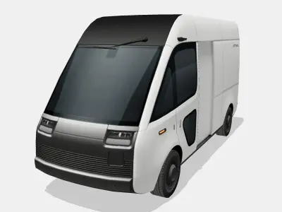 Arrival Van 2024 Low-poly 3D model