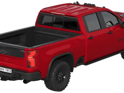 Chevrolet Silverado HD ZR2 Bison 2024 3D model