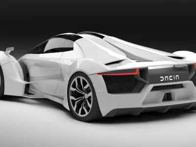 Concept car - Dacia Transalpina 3D model