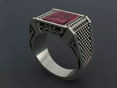 Men RiNG  EY005 3D print model