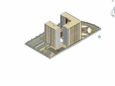 Hotel complete revit project p2 3D model