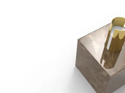 Huhu Candle Holder Low-poly 3D model