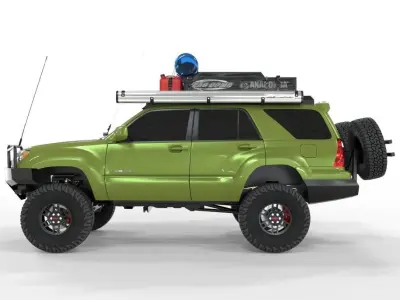 4Runner sr5 2005 4x4 Full Accesories 3D model