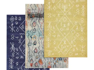 Rug Set 1899 3D model
