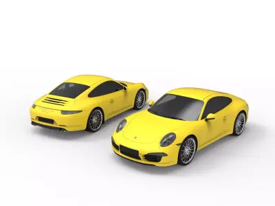 PORSCHE CAR 3D MODEL 3D model