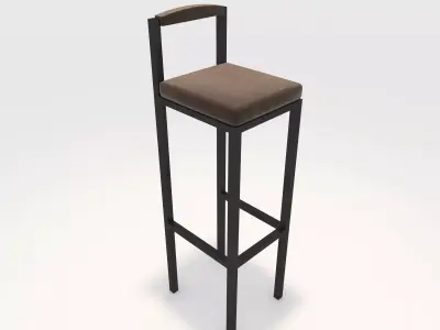 Bar Stool 7 3D model