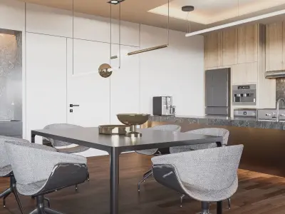 Modern living - A2 3D model