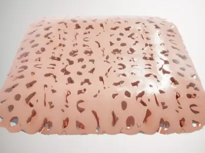 Smooth Organic Blobs HQ PBR Textures Set Texture