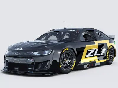 Chevrolet Camaro Nascar NextGen 2022 Template Update 3D model
