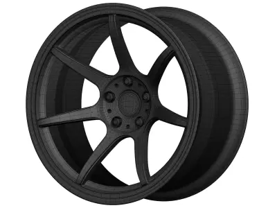 Anovia Kano Aftermarket Wheel Low-poly 3D model