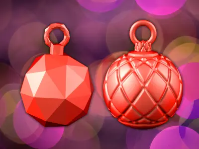 Christmas Tree decorations 3D print model
