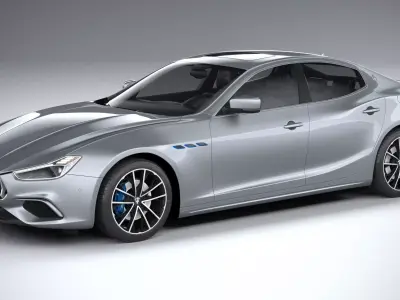 Maserati Ghibli Hybrid 2021 3D model
