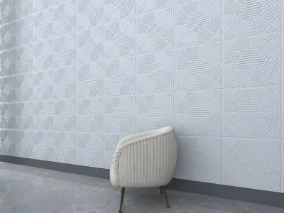 3d wall panel Low-poly 3D model order