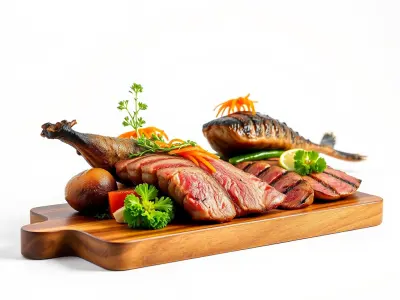 Gourmet BBQ Feast Model Pack Low-poly 3D model